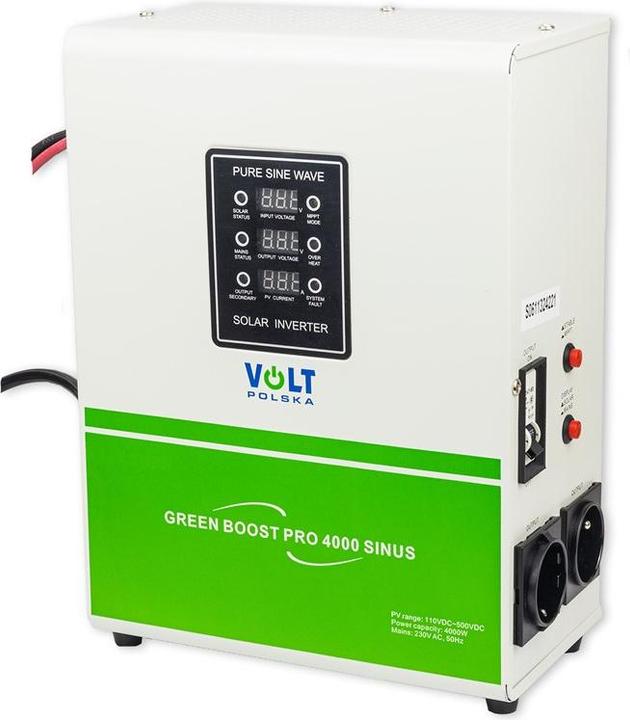 Actual product image Volt Polska Solar inverter GREEN BOOST PRO 4000 SINUS (110-500VDC)