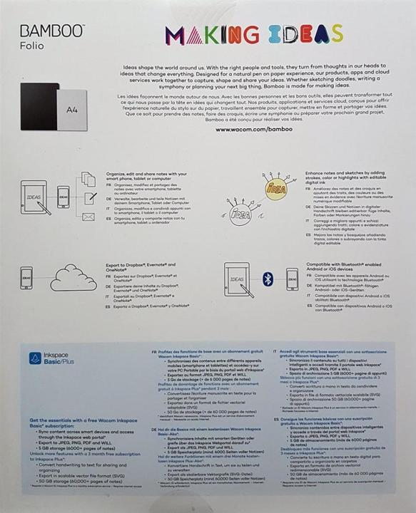 Produktbild Wacom Bamboo Folio L