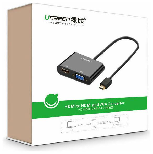 Produktbild Ugreen HDMI auf HDMI / VGA Adapter mit Audio (HDMI, 3 cm)