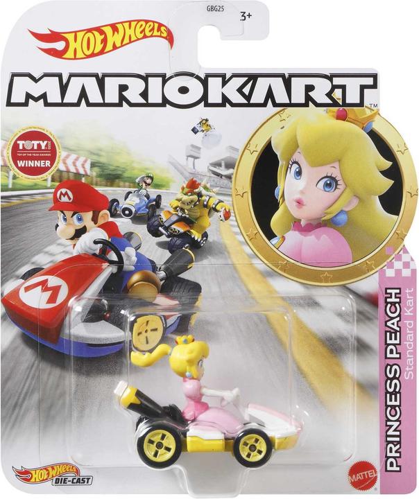 Hot Wheels Mario Kart Die-Cast Peach