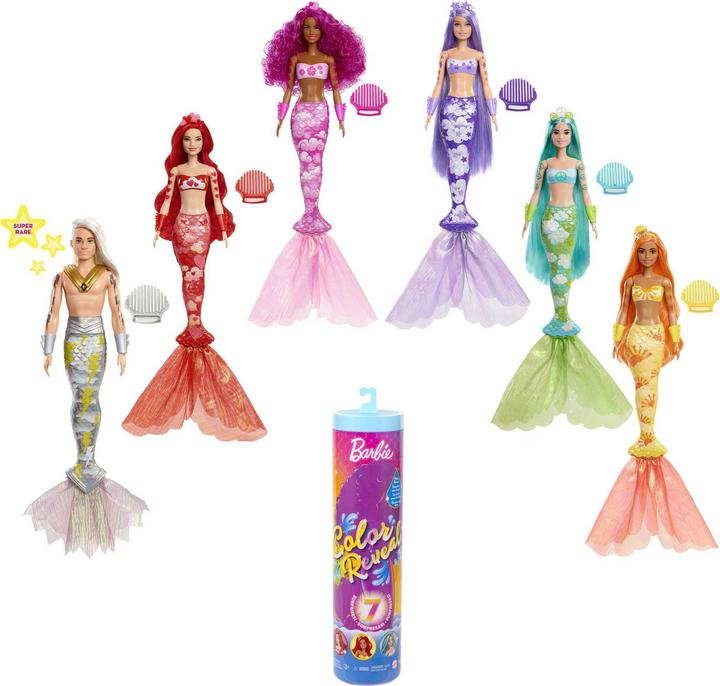 Produktbild Barbie Color Reveal Meerjungfrauen