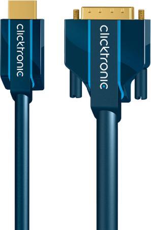 Produktbild clicktronic HDMI (Typ A) — DVI (1 m, HDMI, DVI)