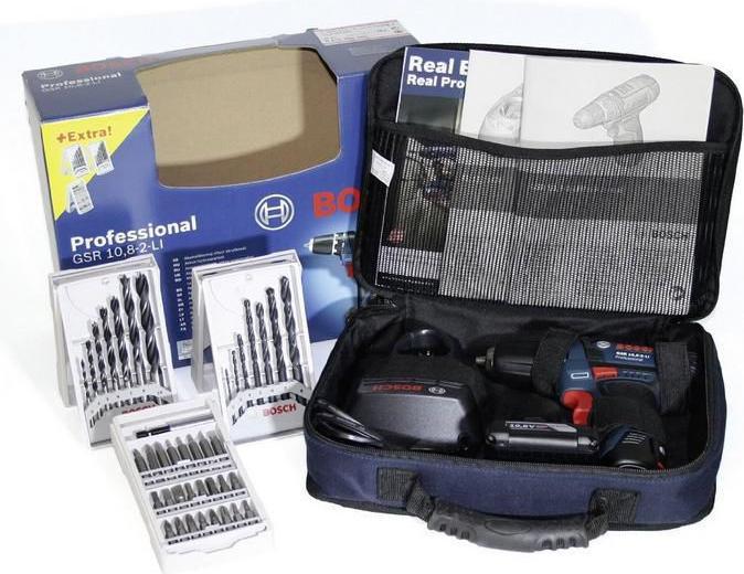 Productafbeelding Bosch Professional GSR 10.8-2-LI Set (Oplaadbare batterij)