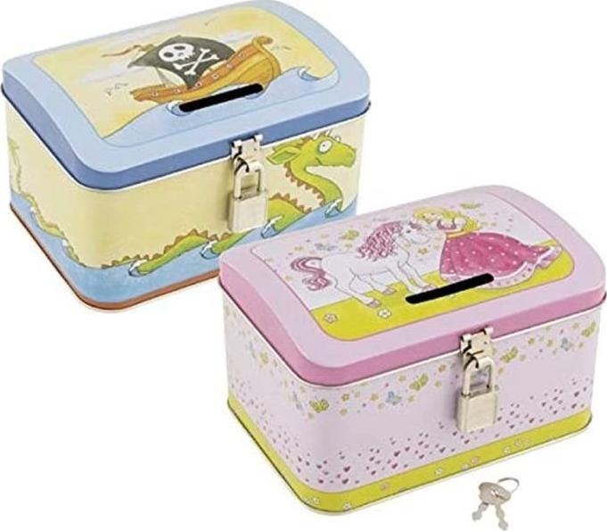 Produktbild Goki Spardose Pirat und Prinzessin