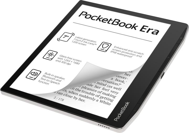 Actual product image PocketBook Era (7", 16 GB, Stardust Silver)