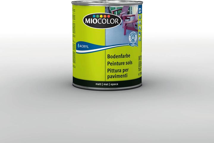 Produktbild Miocolor Acryl Bodenfarbe (Silbergrau, 0.75 l)