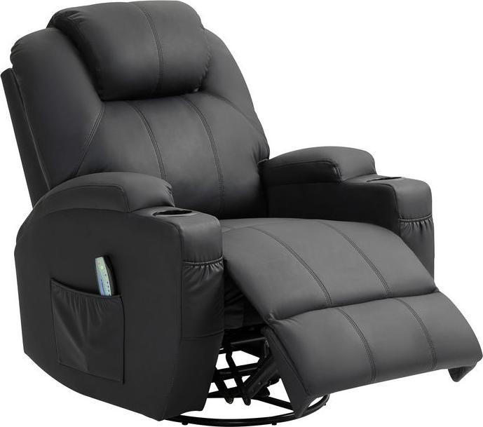 Actual product image Swisshandel24 Relax armchair massage function electric reclining function, rocking function, swivelling spring