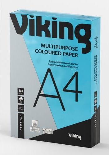 Produktbild Office Depot Kopierpapier A4 80 g/m² Intensiv Blau (80 g/m², 500 x, A4)