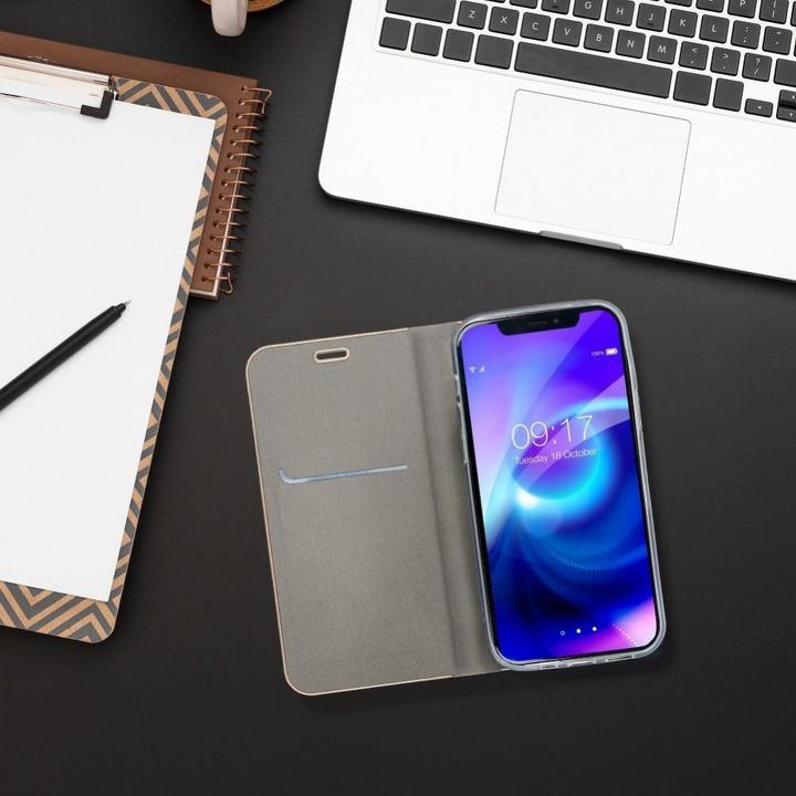 Produktbild Forcell Book case OEM LUNA Book Gold for SAMSUNG A13 5G / A04S silver (Samsung Galaxy A13 5G, Samsung Galaxy A04S)