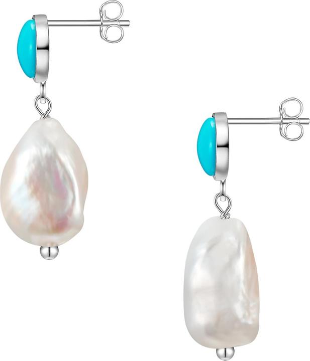 Immagine prodotto Glanzstücke München Donna Argento Turchese (rec.) Perla d'acqua dolce coltivata argento - 28471 (Argento)
