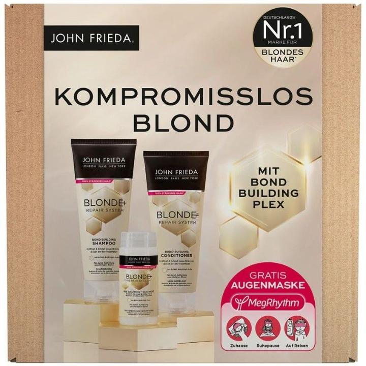 John Frieda Blonde+ Repair System - Blond+ Set (600 ml, Flüssiges Shampoo)