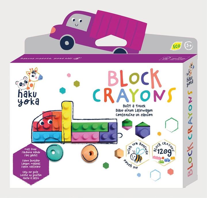 Haku Yoka Block wax crayons lorry (MQ2) (Multicoloured, 1 x)