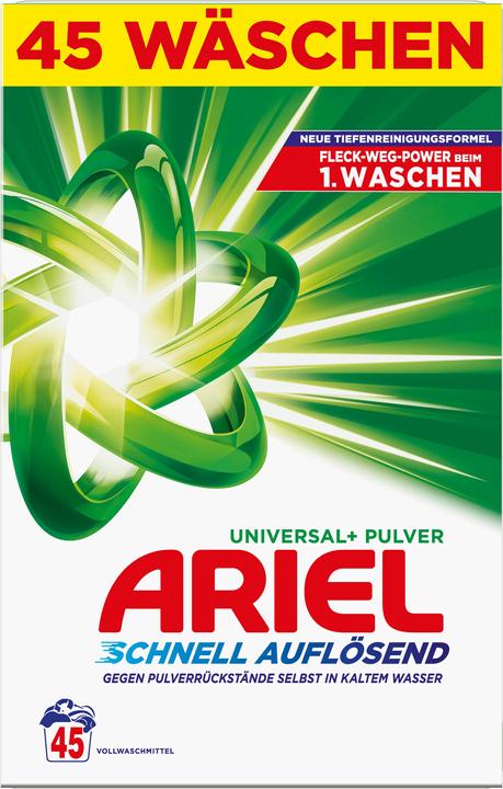 Image du produit Ariel Universal+ (45 Cycles de lavage, Lessive en poudre)