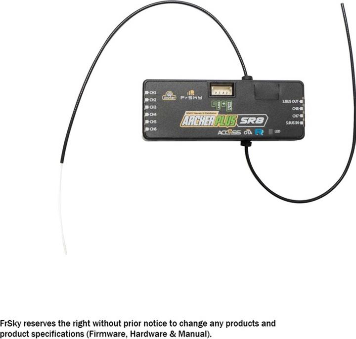 Actual product image FrSky Receiver Archer Plus SR8 2,4Ghz