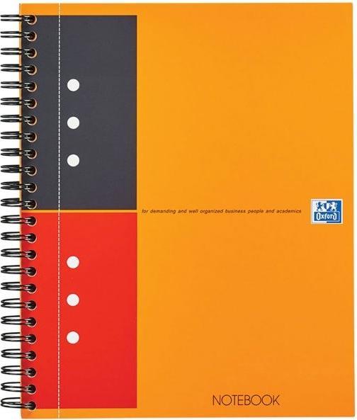 Produktbild Oxford INT. NOTEBOOK, A5+, LINJ., 80 ARK - (5 stk.) (A5+, Liniert, Harter Einband)