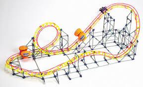 Actual product image KNEX Rippin Rocket Roller Coaster