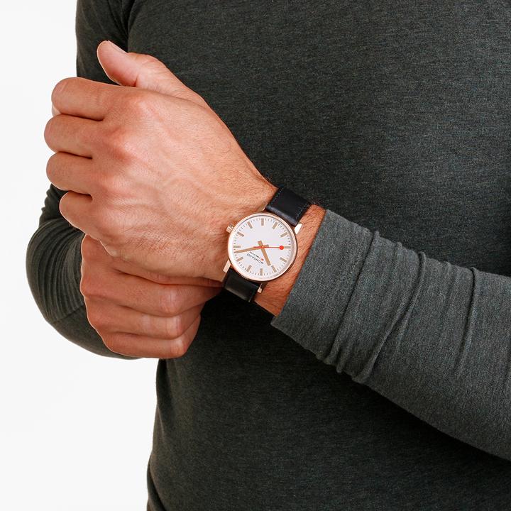 Produktbild Mondaine Evo2 - Ip Roségold (Analoguhr, 40 mm)
