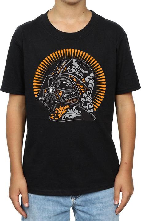 Actual product image Star Wars Boys Darth Vader Dia De Los Muertos T-Shirt (140, 146)