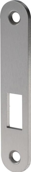 BKS Schliessblech S413 Edelstahl matt Breite 20 x Länge 105 mm abgerundet DIN links / rechts flach (Schliessblech)