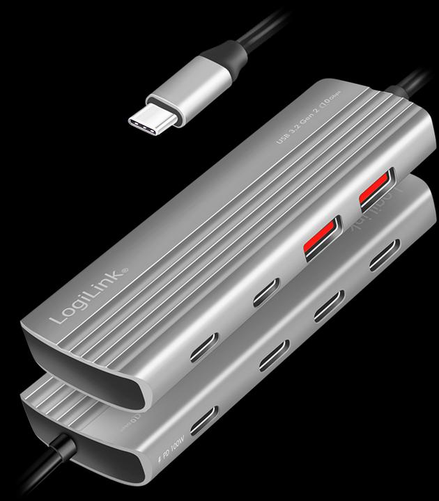 Actual product image LogiLink UA0414 (USB-C, 10 Ports)