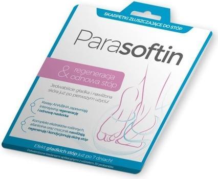 Actual product image Konjac Sponge Labovital Parasoftin Exfoliating socks 2 x 20 ml sachets (40 ml)