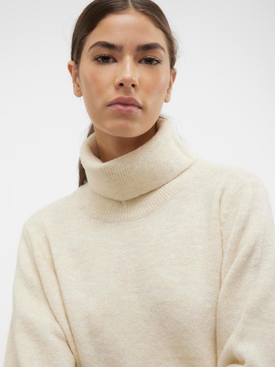 Produktbild Vero Moda VMUNIQUE LS WIDE ROLLNECK PULLOVER GA Strickpullover (XS)