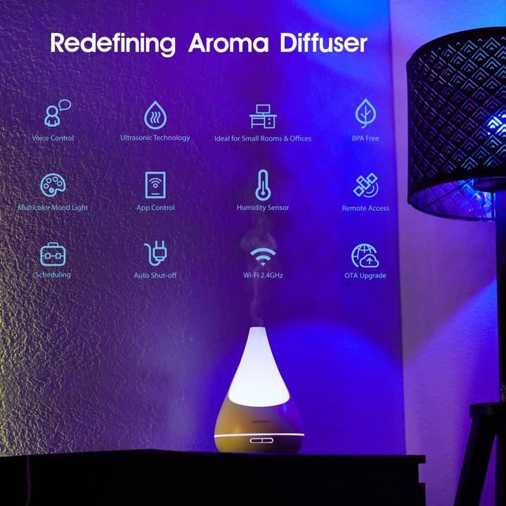 Image du produit Vocolinc Smart Aroma Diffuser FlowerBud FLB (jusqu'à 30 m2) (30 m²)