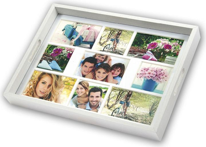 Image du produit ZEP Photo Tray white 45x35 plateau photo en bois 9 photos