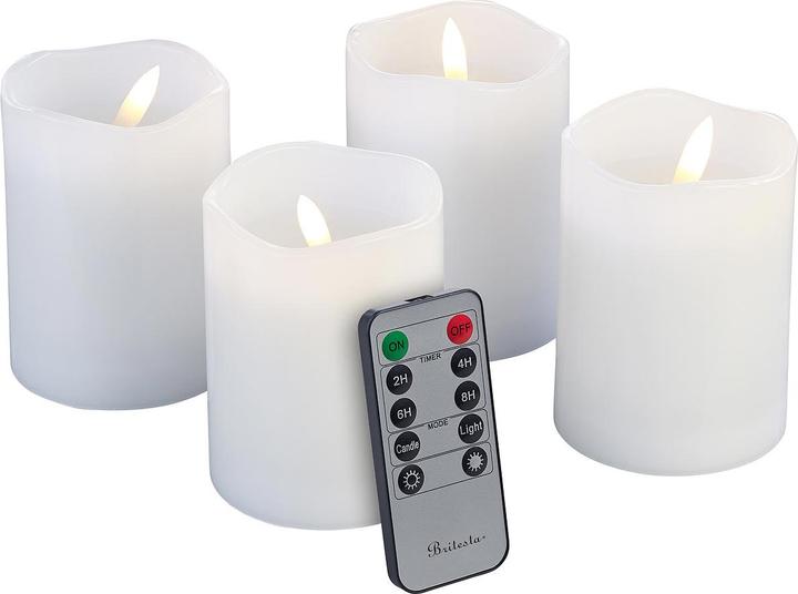 Produktbild Britesta LED-Adventskerzen mit Fernbedienung (4 x)