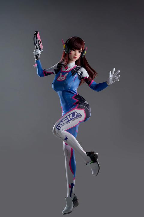 Produktbild Game Lady Full Silicone Doll D.Va 167 cm - Overwatch