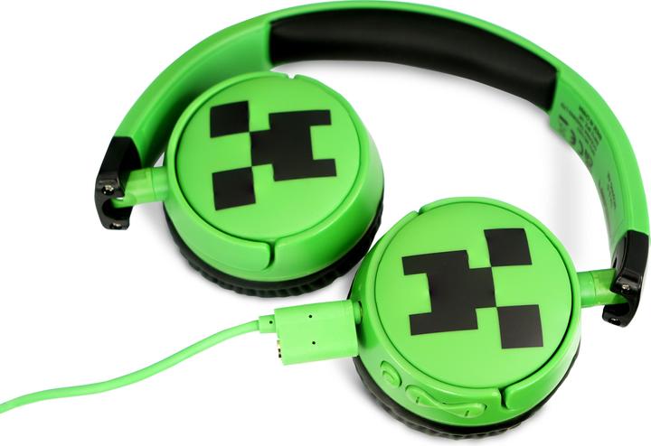 Image du produit NoName Casque Bluetooth avec contrôle parental - Minecraft Green