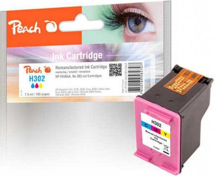 Image du produit Peach Encre HP F6U65A, No 302 (Color)