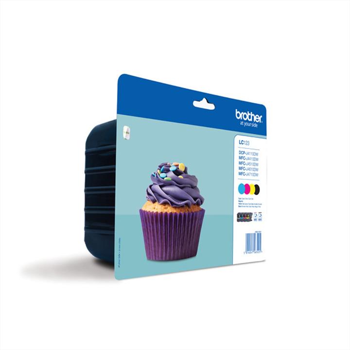 Image du produit Brother LC-123VALBP Value Pack (M, CF, C, Y)
