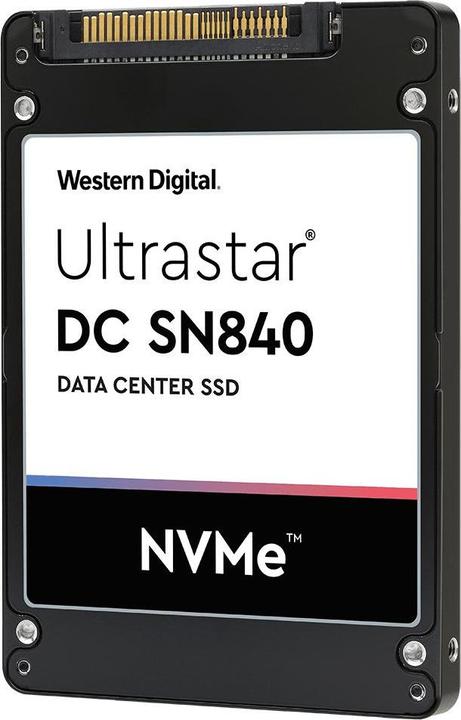 Actual product image WD ULTRASTAR DC SN840 NVMe SSD 2.5 inch PCIe TLC RI-3DW/D BICS4 ISE - WUS (3200 GB, 2.5")