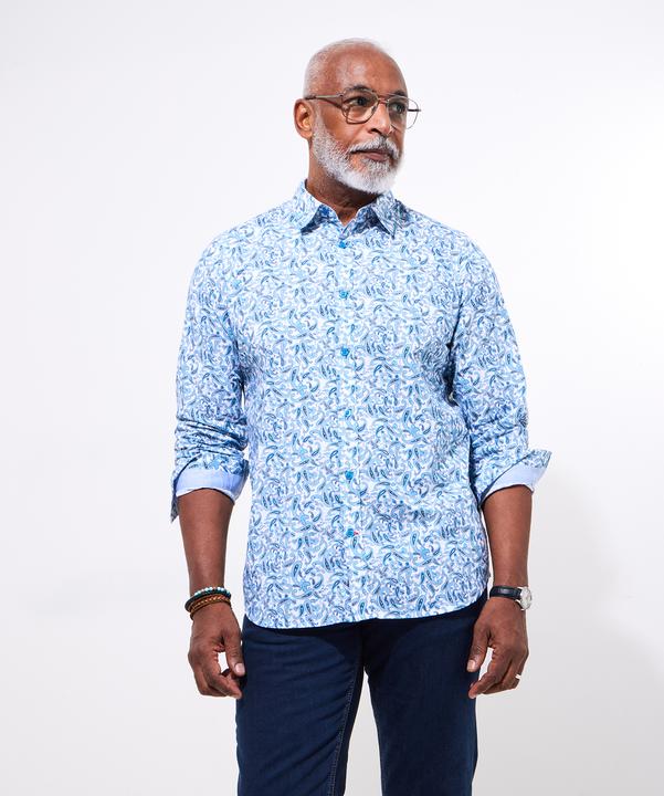Actual product image Joe Browns Paisley Print Long Sleeve Shirt (S)