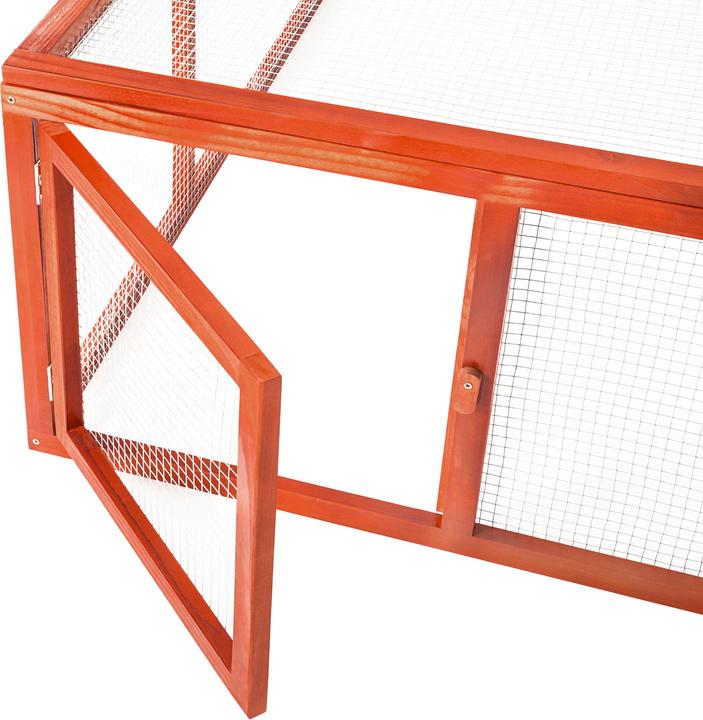 Immagine prodotto tectake Kaninchenstall mit 4 Türen 181x90x48cm