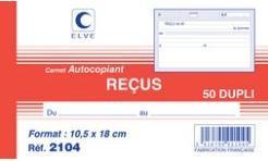 Produktbild ELVE Manifold "Re‡us avec TVA", 105 x 180 mm, dupli