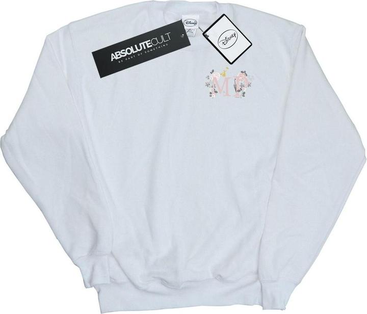 Disney Mary Poppins Letter Breast Print Sweatshirt (3XL)
