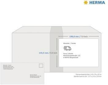 Produktbild HERMA Hochglanz Etiketten A4