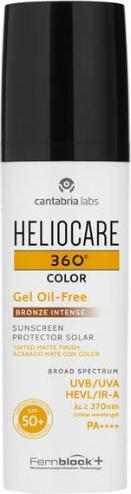 Cantabria Labs 360 Gel Ölfrei Bronze Intensiv Spf50 50ml (Sonnencreme, SPF 50, 50 ml)