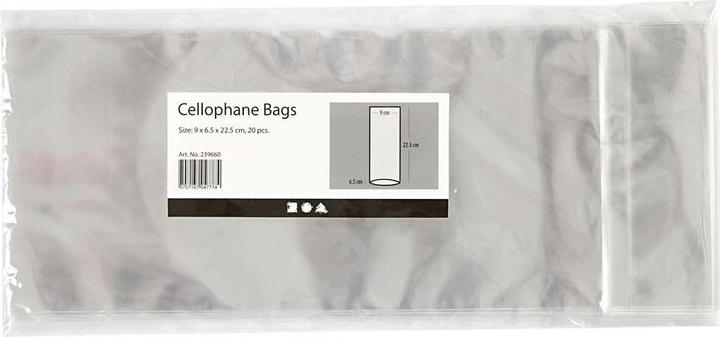 Actual product image Creativ Company Clear bag 22.5 cm, 200 pieces, Transparent (200 x)