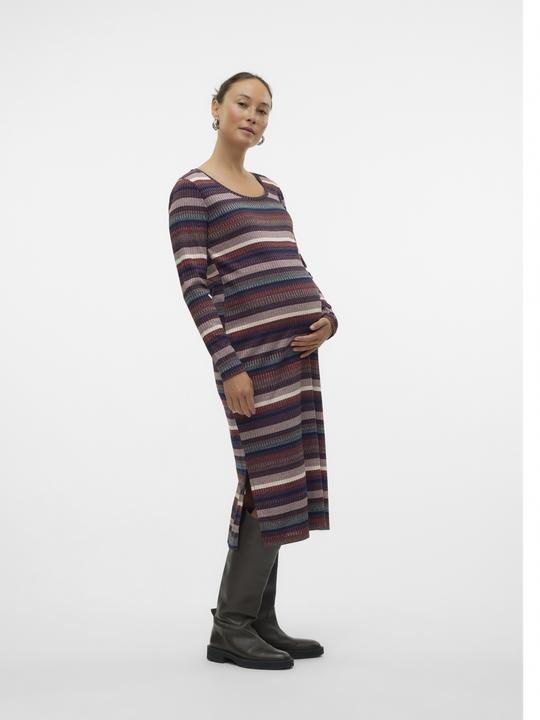 Produktbild Mamalicious Normal geschnitten Rundhals Midikleid Kleid (L)