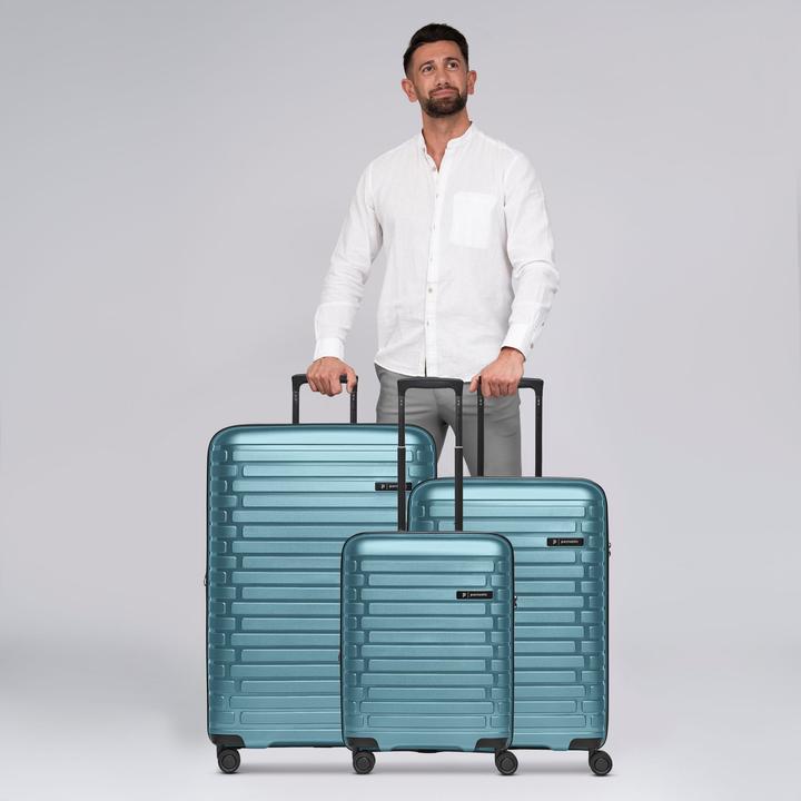 Produktbild Pactastic Collection 04 THE THREE SET + 4 Rollen Kofferset 3-teilig mit Dehnfalte (216 l, XL (ab 115l))
