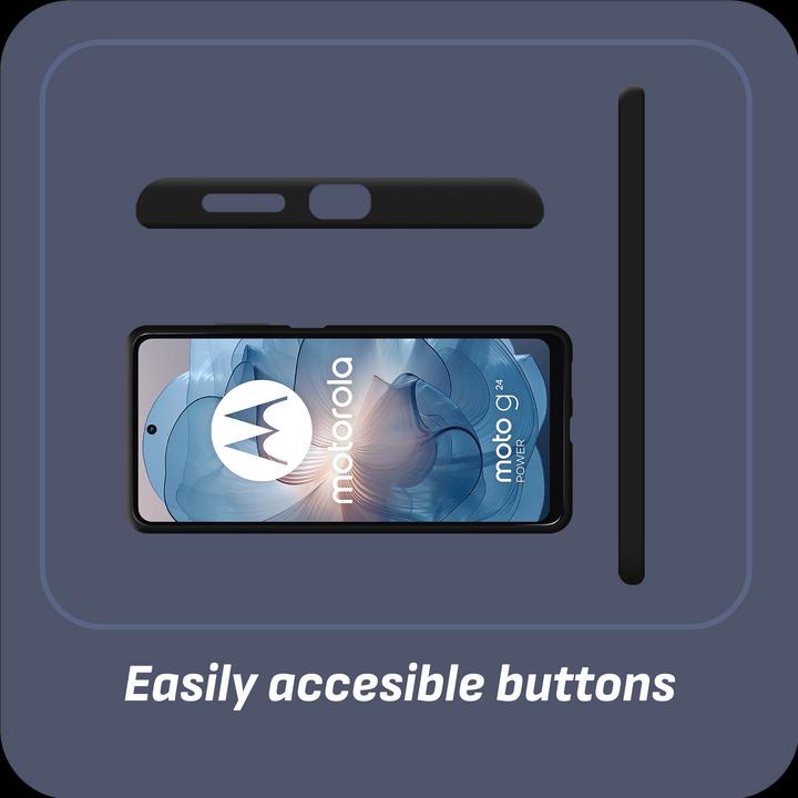 Actual product image Cazy Soft TPU protective cover (Motorola Moto G04, Motorola Moto G24 Power, Motorola Moto G24)