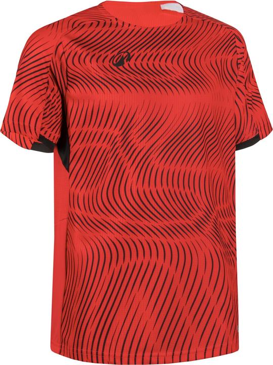 Kipsta Kids' Football Shirt Club Wavy - Red/Black (12, 13, 14)