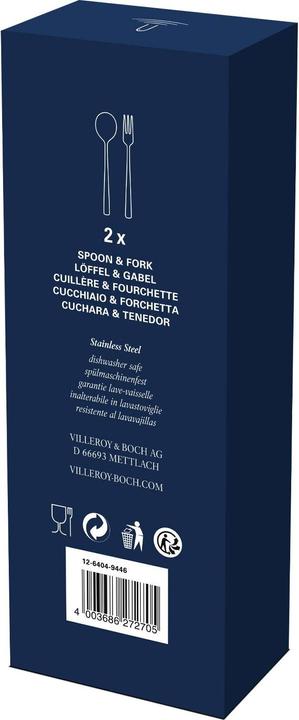 Image du produit Villeroy & Boch Set de spaghettis 4pcs, 2 cuillères & 2 fourchettes Daily Line Specials (4 pièce(s), Set de couverts)