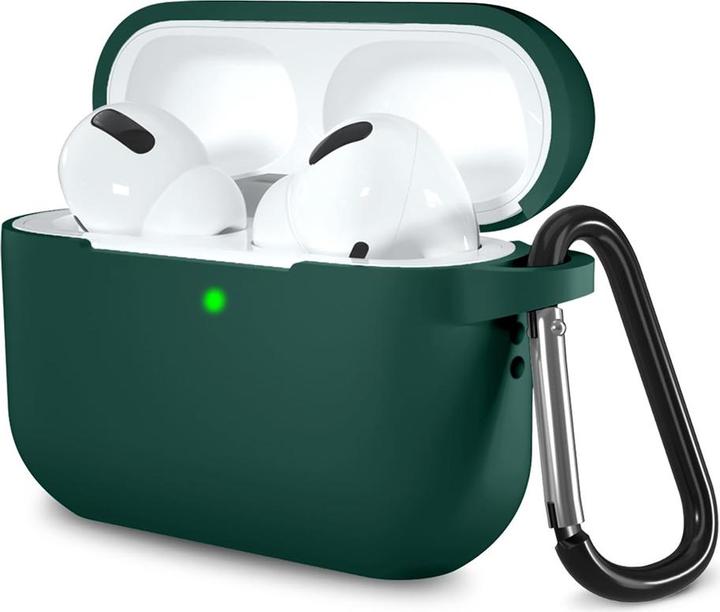 Immagine prodotto Techsuit - Silicone Case - for AirPods Pro 1 / 2, Smooth Ultrathin Material - Dark Green (Manicotto per cuffie)