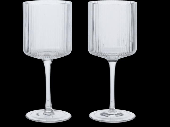 Actual product image Ferm Living Ripple (26 cl, 2 Glasses, White wine glasses)