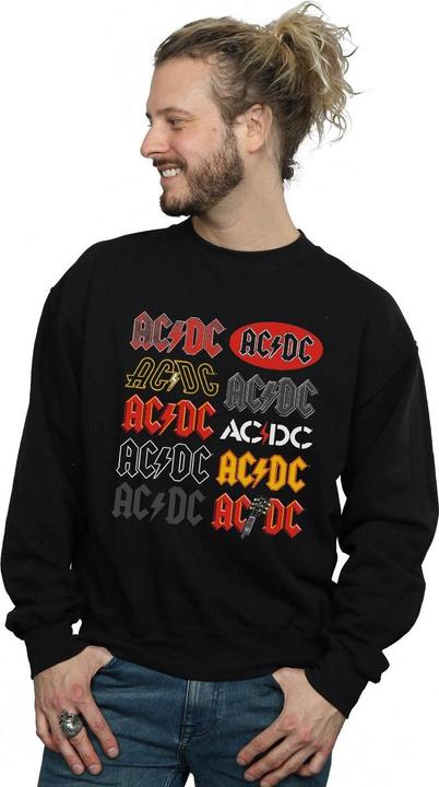 Produktbild AC/DC Multi Logos Baumwolle Sweatshirt (4XL)