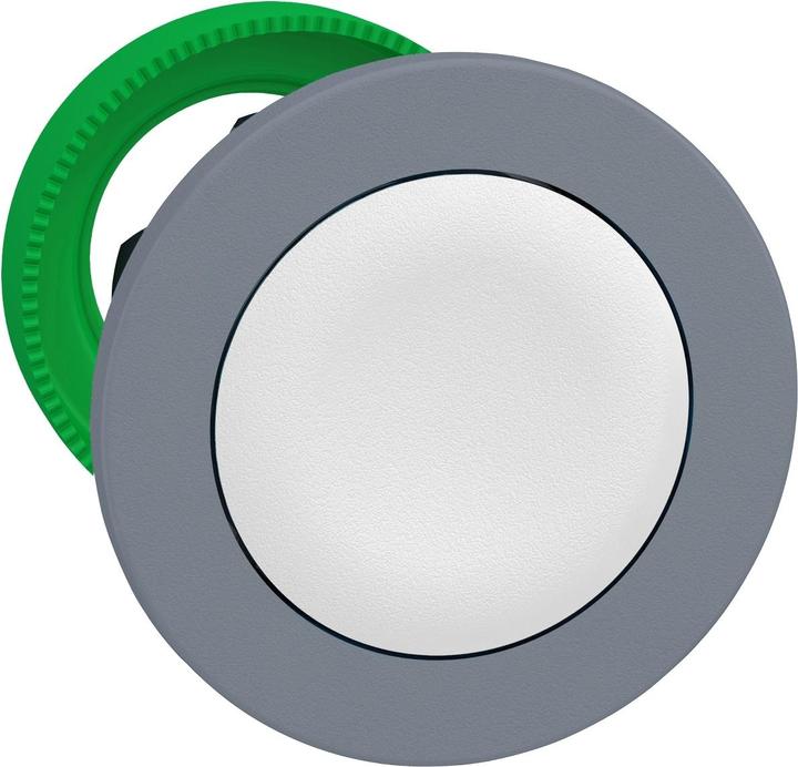 Actual product image Schneider Electric Pushbutton, front, plastic, momentary, ZB5FA1C0